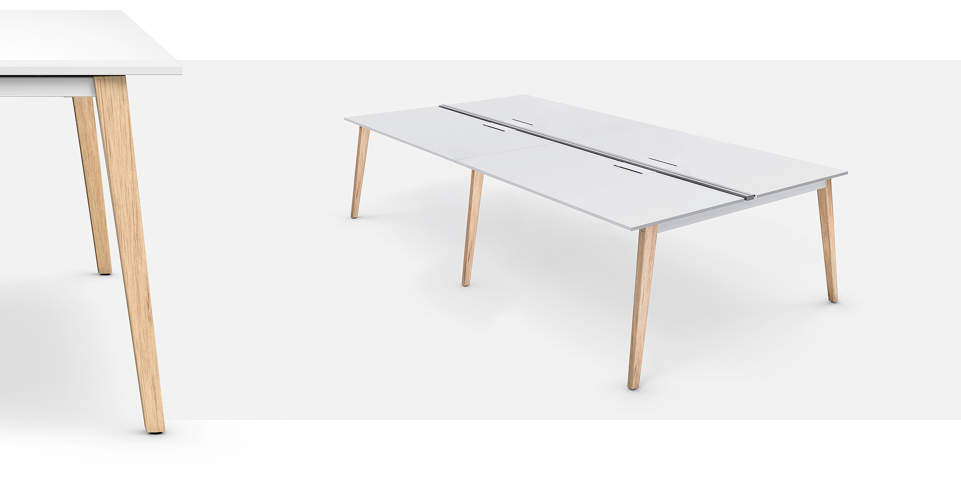 Gambe in legno della struttura ad A (altezza: 740 mm)