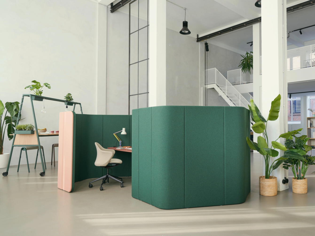 se:hive dans un bureau au design biophilique