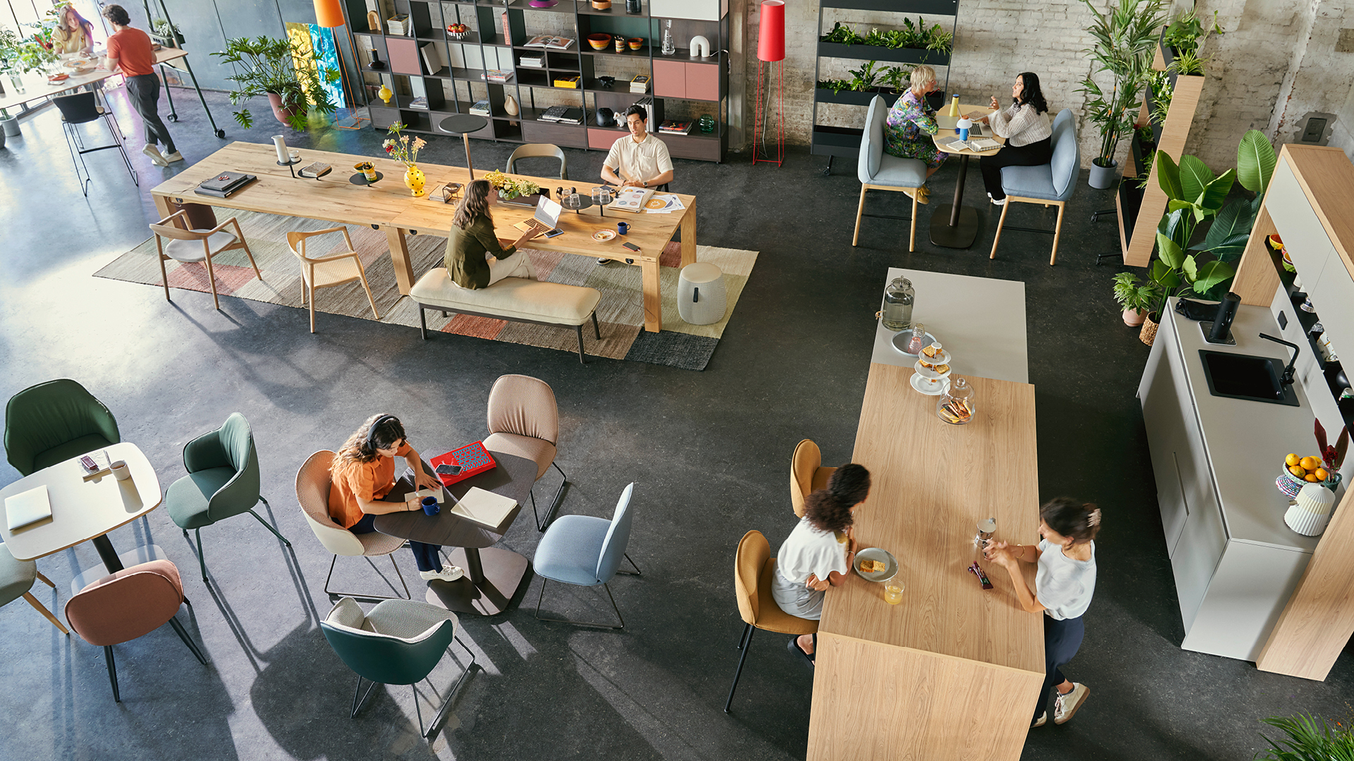 The four Work Café archetypes and their moods