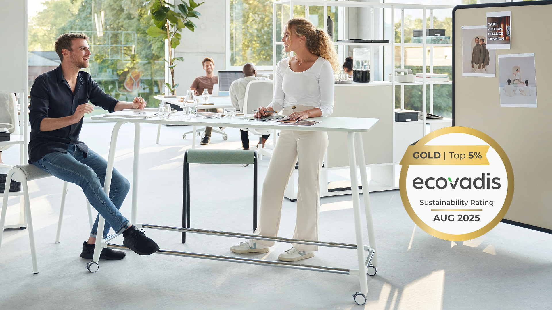 EcoVadis Gold per la sostenibilità: Sedus tra le migliori aziende al mondo
